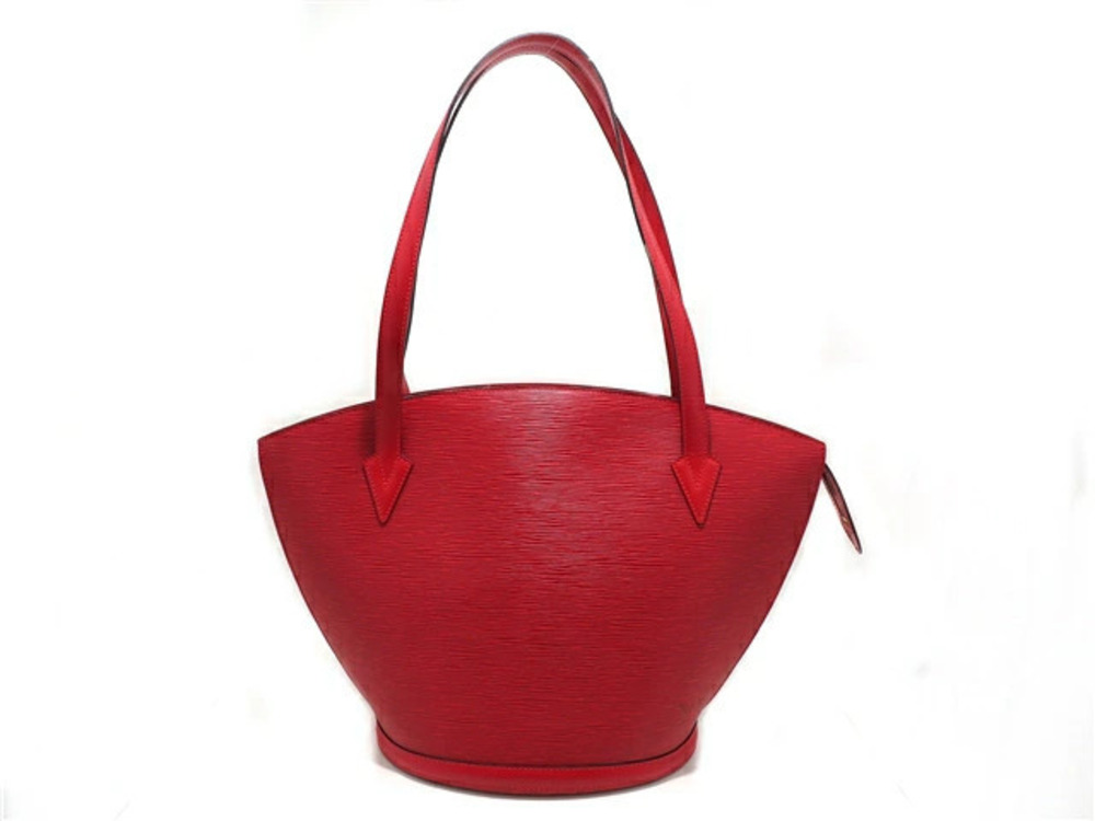 LOUIS VUITTON Bag Saint Jacques Shoulder Epi Castilian Red